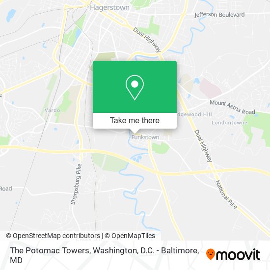 The Potomac Towers map
