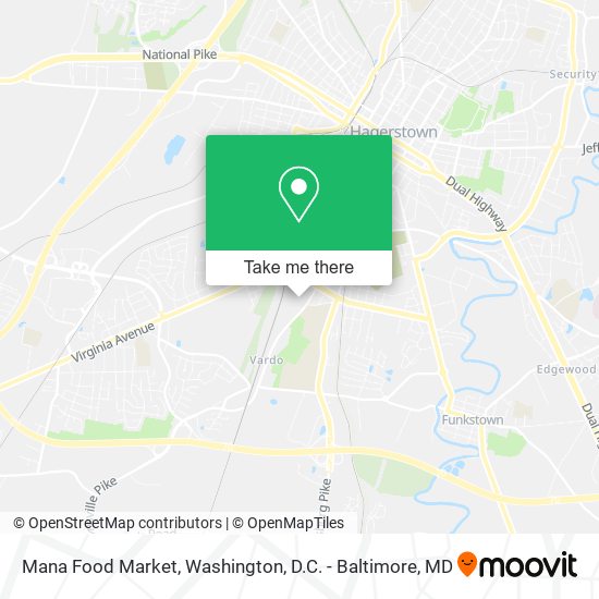 Mana Food Market map