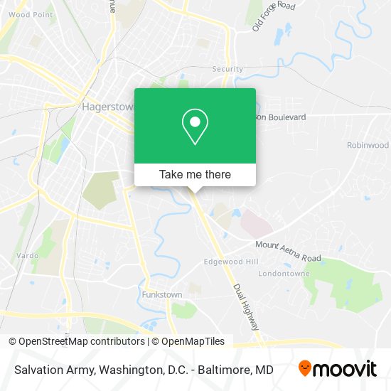 Salvation Army map