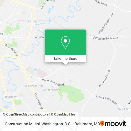 Mapa de Construction Milani