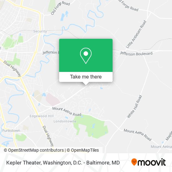 Kepler Theater map