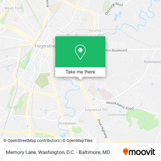 Memory Lane map