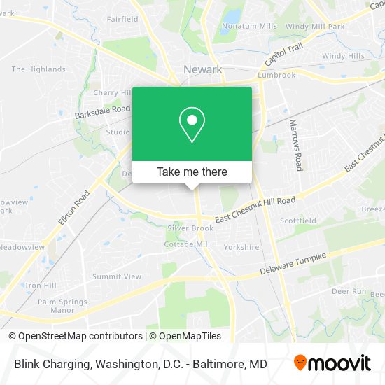 Blink Charging map