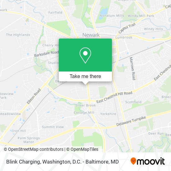 Blink Charging map