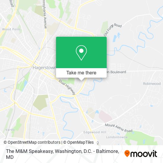 The M&M Speakeasy map