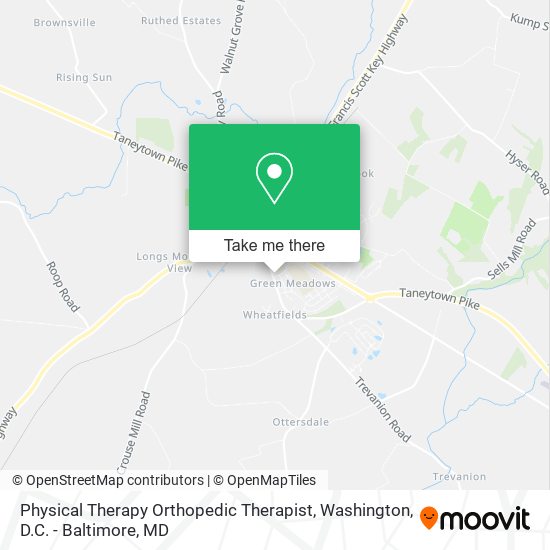 Physical Therapy Orthopedic Therapist map