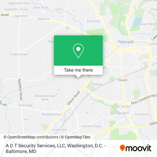 Mapa de A D T Security Services, LLC