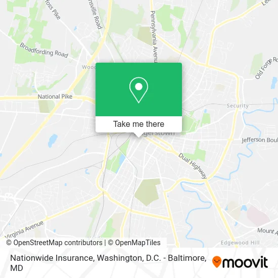 Nationwide Insurance map