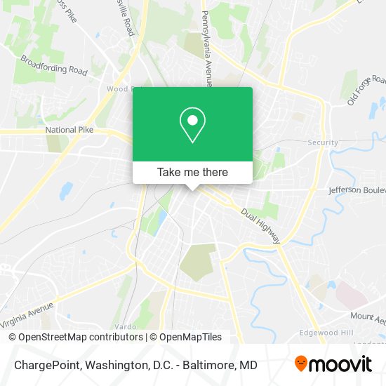 ChargePoint map
