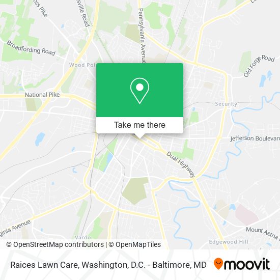 Raices Lawn Care map