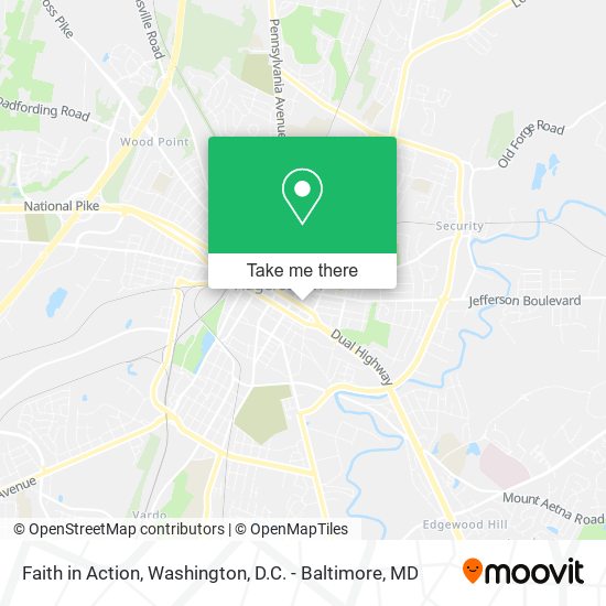 Mapa de Faith in Action