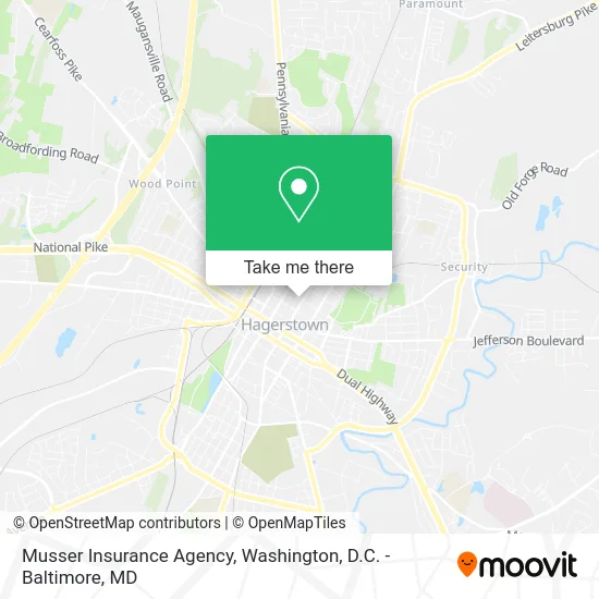 Musser Insurance Agency map