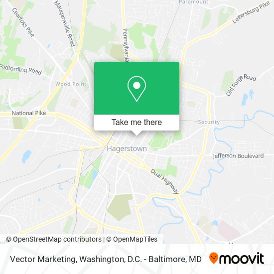 Vector Marketing map