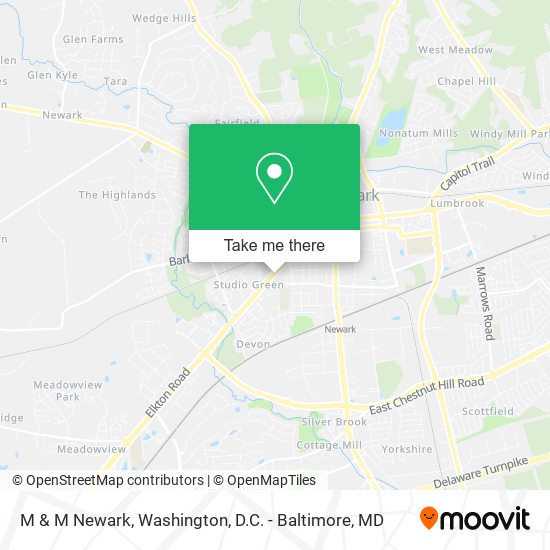 M & M Newark map