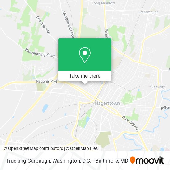 Trucking Carbaugh map