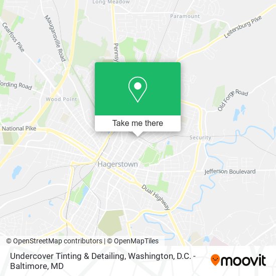 Undercover Tinting & Detailing map