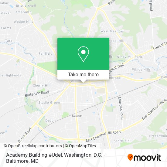 Academy Building #Udel map