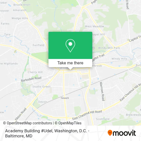 Academy Building #Udel map