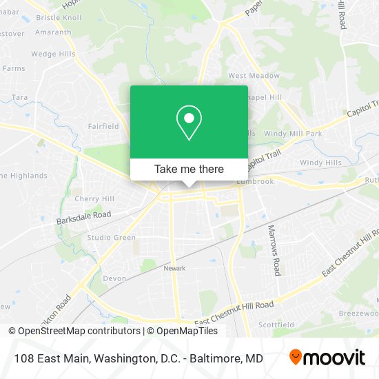 108 East Main map