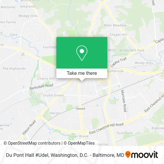 Du Pont Hall #Udel map