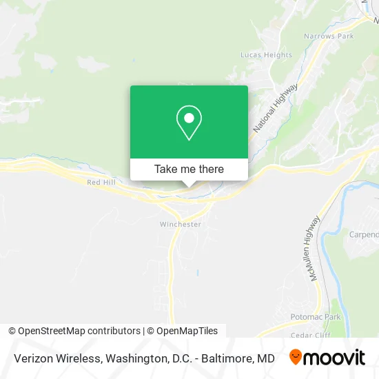 Verizon Wireless map