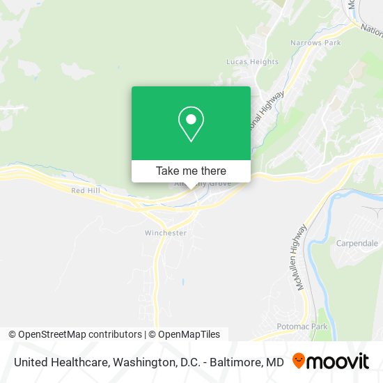 United Healthcare map
