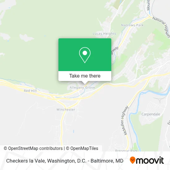 Checkers la Vale map