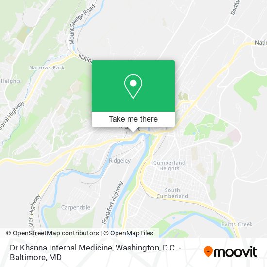 Dr Khanna Internal Medicine map