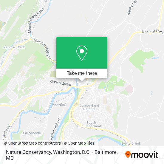 Nature Conservancy map