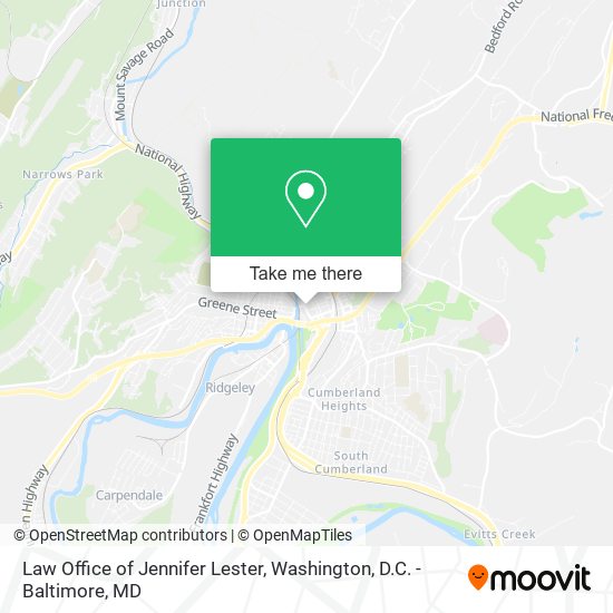 Law Office of Jennifer Lester map