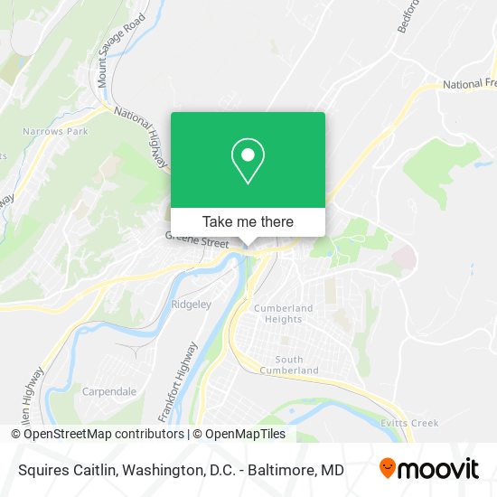 Squires Caitlin map