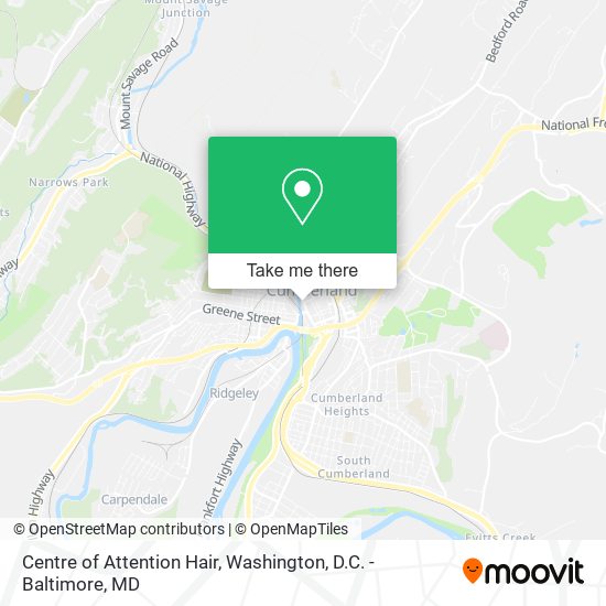 Centre of Attention Hair map