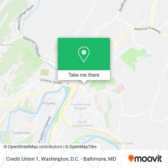 Credit Union 1 map