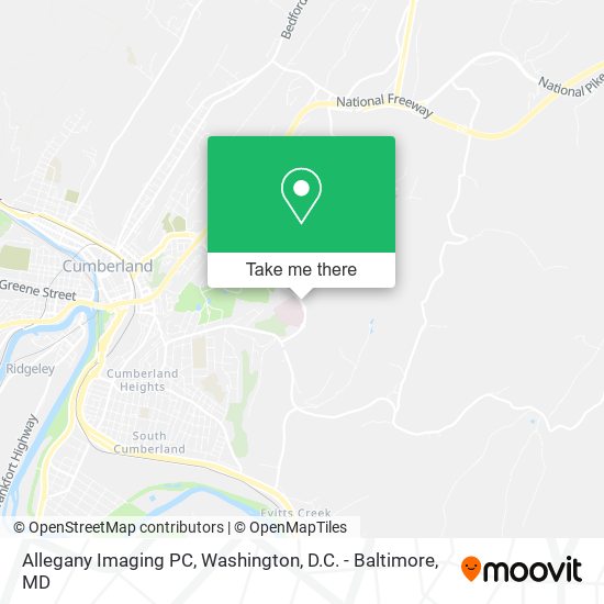 Allegany Imaging PC map