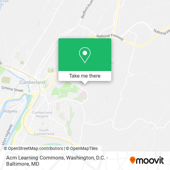 Mapa de Acm Learning Commons