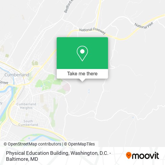 Mapa de Physical Education Building