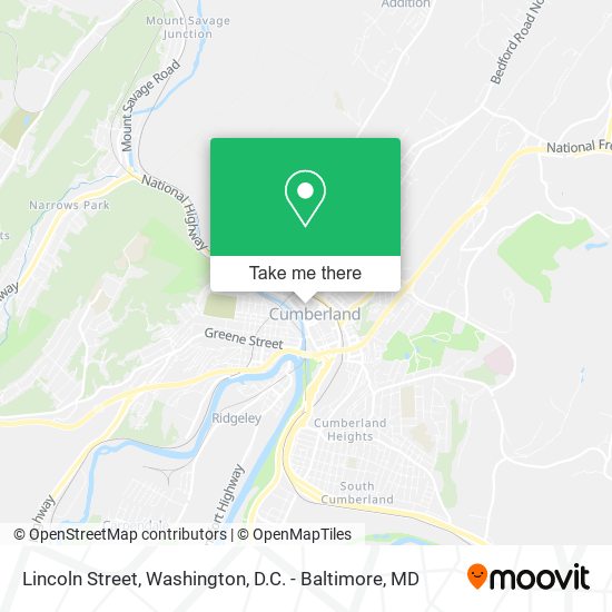 Mapa de Lincoln Street