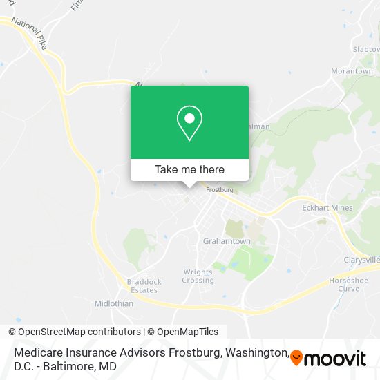 Medicare Insurance Advisors Frostburg map