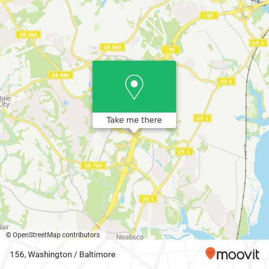Mapa de 156, Woodbridge, VA 22191