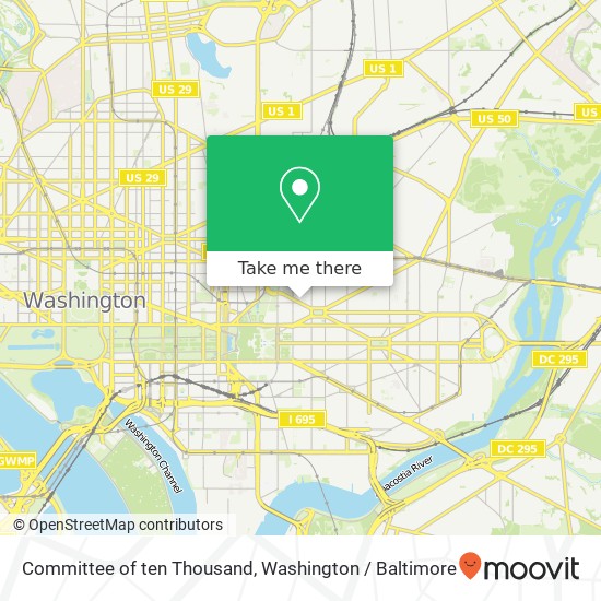 Committee of ten Thousand, 236 Massachusetts Ave NE map