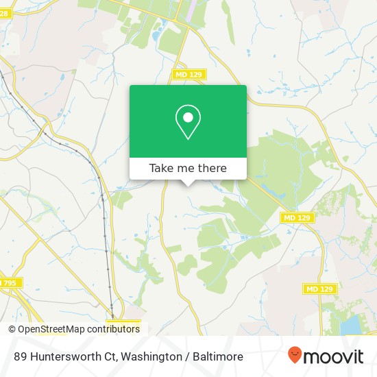 89 Huntersworth Ct, Owings Mills, MD 21117 map