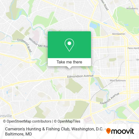 Cameron's Hunting & Fishing Club map