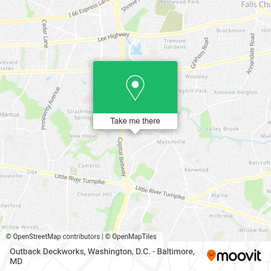 Outback Deckworks map