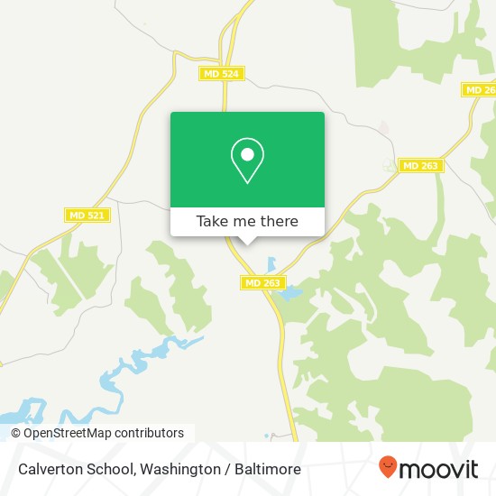 Mapa de Calverton School, 300 Calverton School Rd