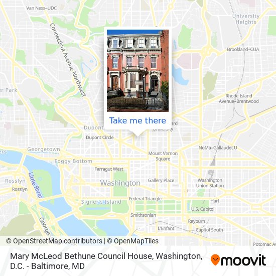 Mapa de Mary McLeod Bethune Council House
