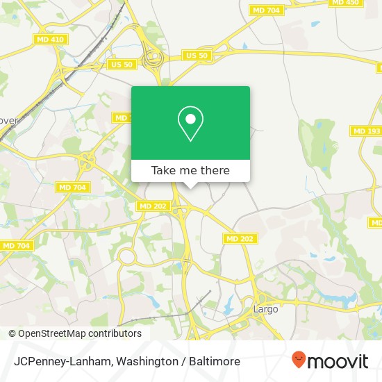 Mapa de JCPenney-Lanham, 9100 McHugh Dr