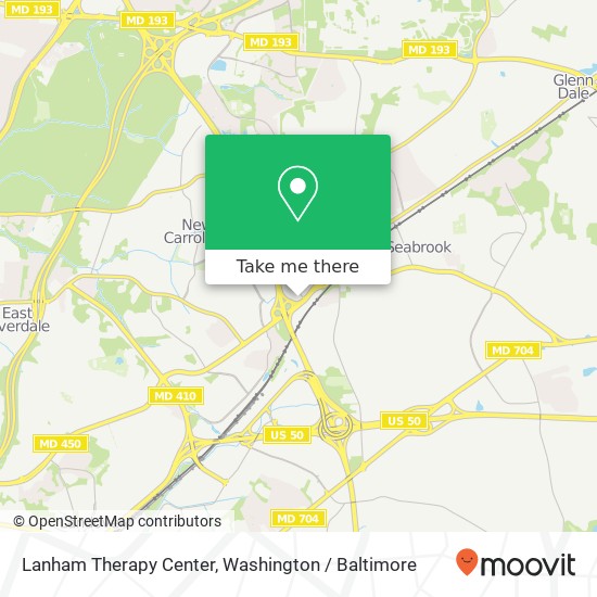 Mapa de Lanham Therapy Center, 5900 Princess Garden Pkwy