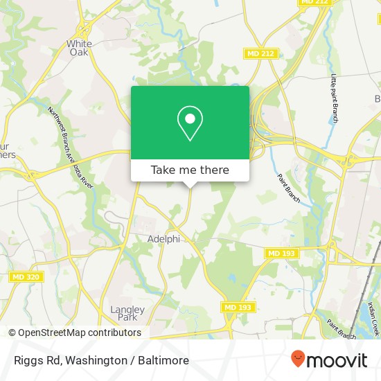 Riggs Rd, Hyattsville, MD 20783 map