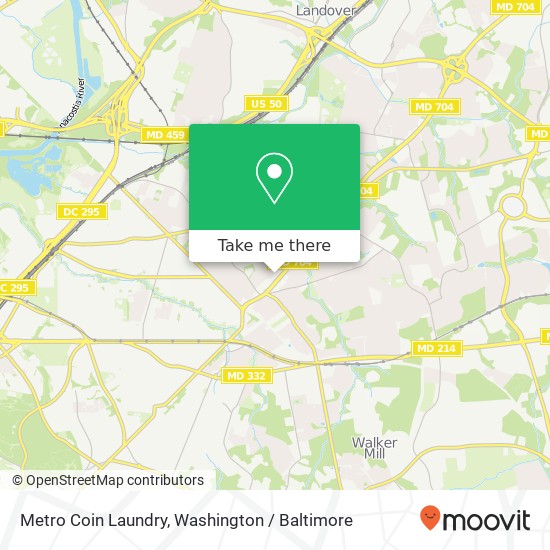 Mapa de Metro Coin Laundry, 5946 Martin Luther King Jr Hwy