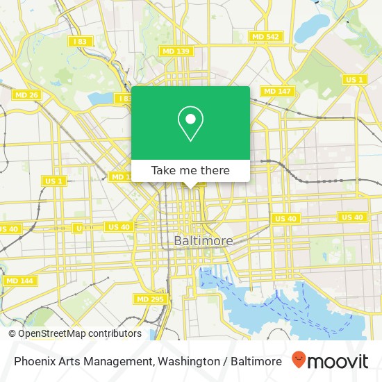 Mapa de Phoenix Arts Management